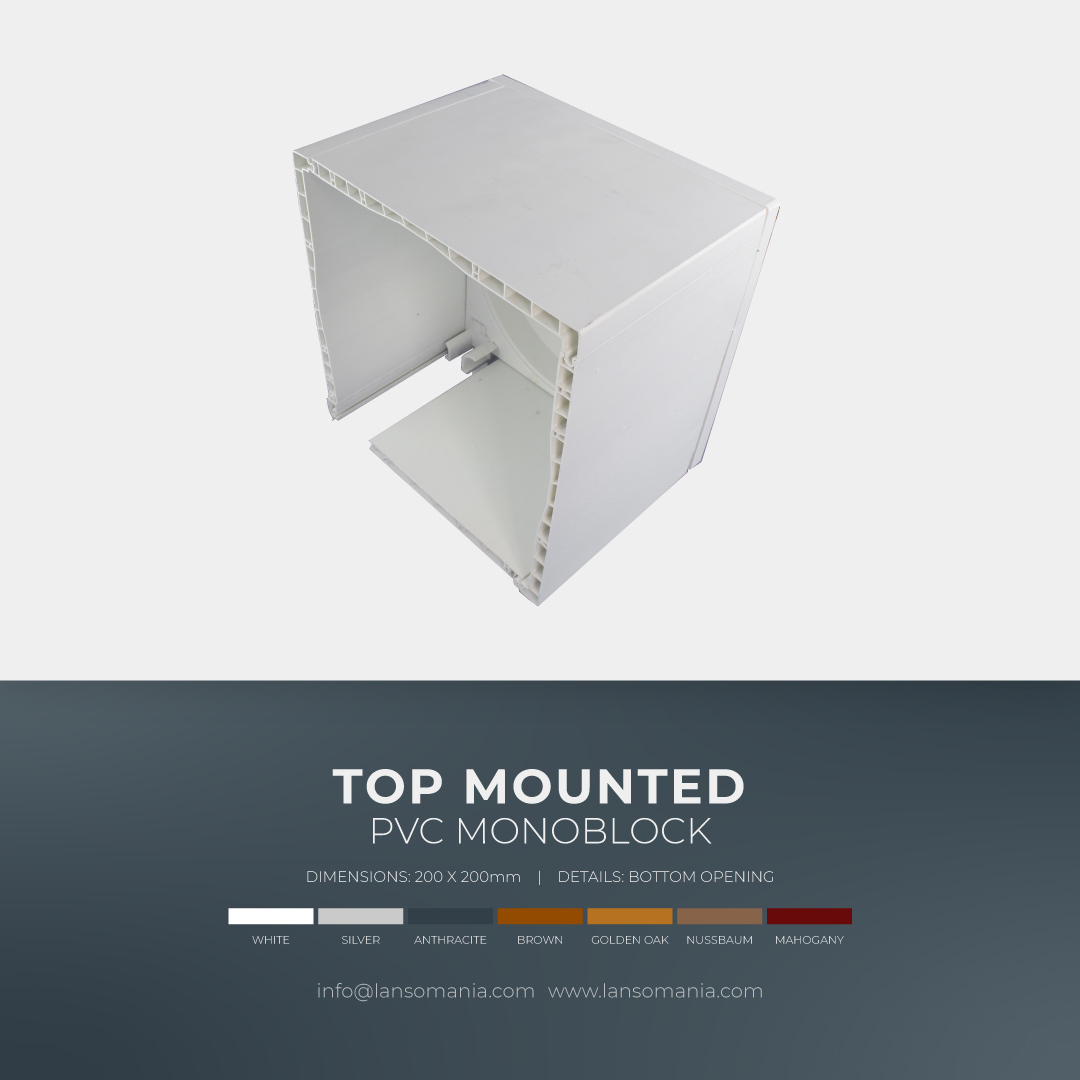 Top mounted PVC monoblock