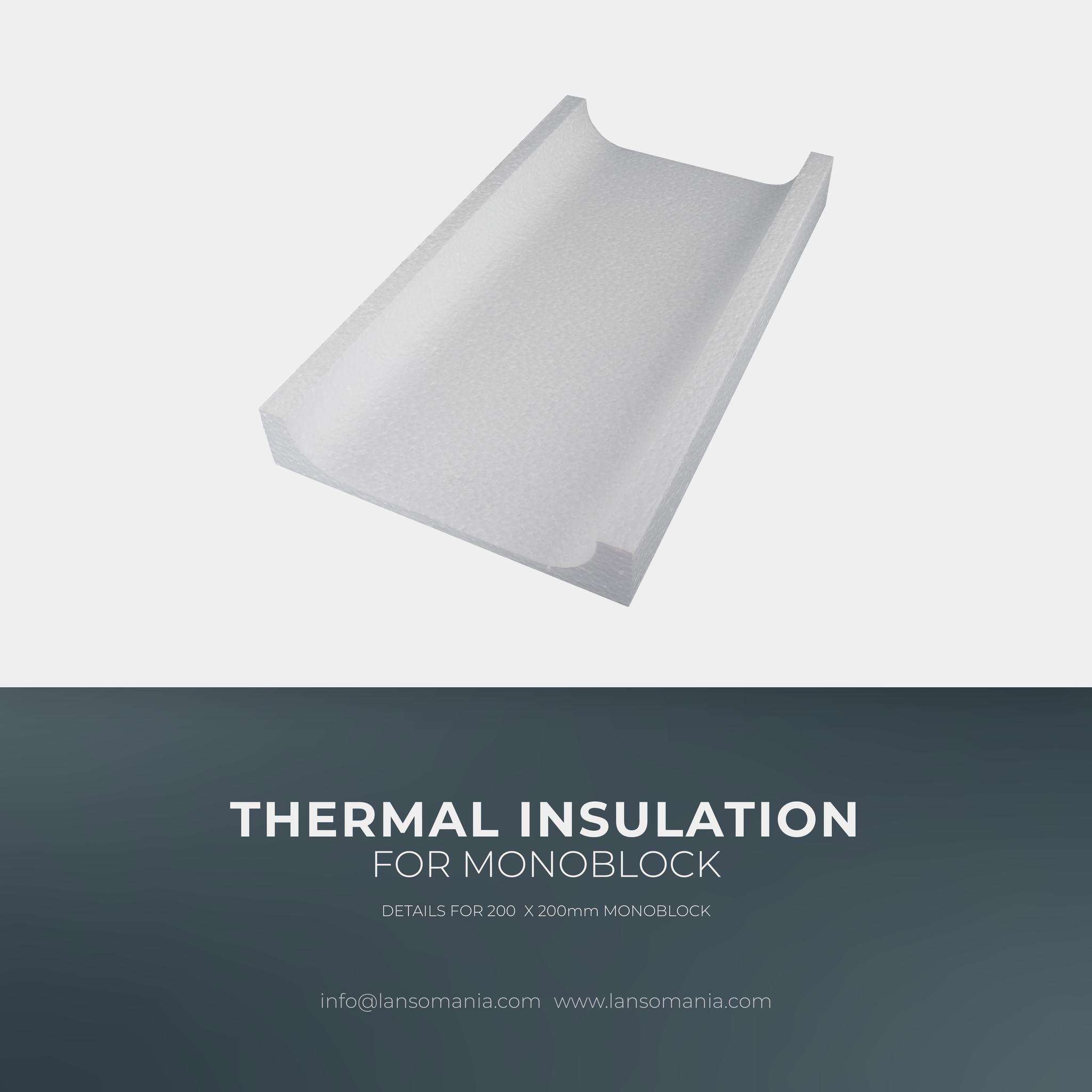 Thermo insulation for monoblock