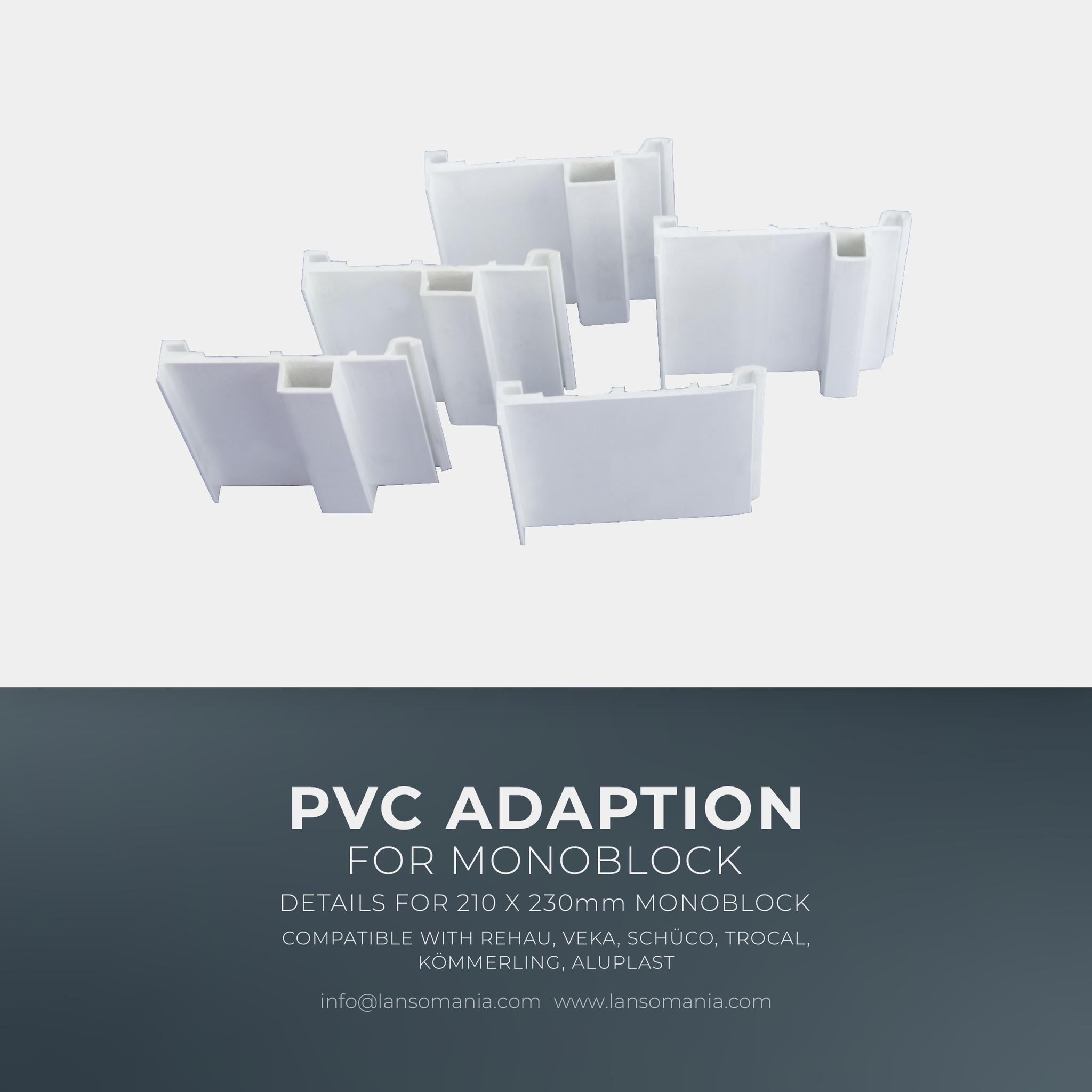 PVC adaption for Monoblock